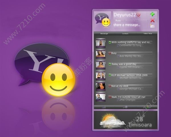 עˣŻʽرYahoo MessengerʱͨѶͼƬ2