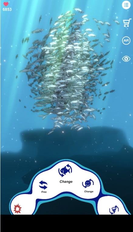 ȺARϷ׿棨School of fish AR v1.0ͼ1