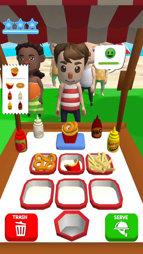 ͷʦ3DϷ׿棨Street Chef 3D v1.0ͼ2