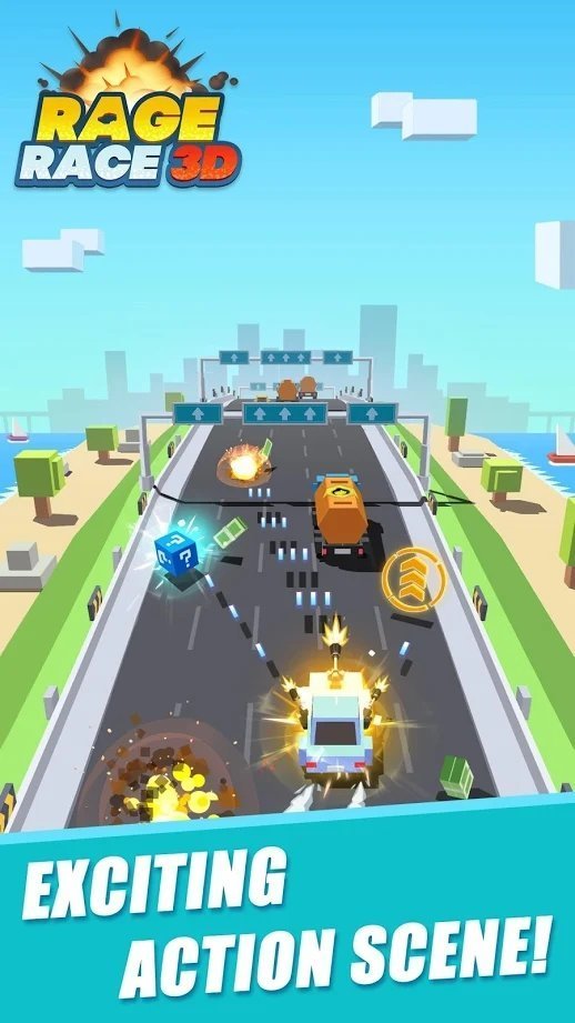 3D愤怒赛车游戏官方安卓版图2