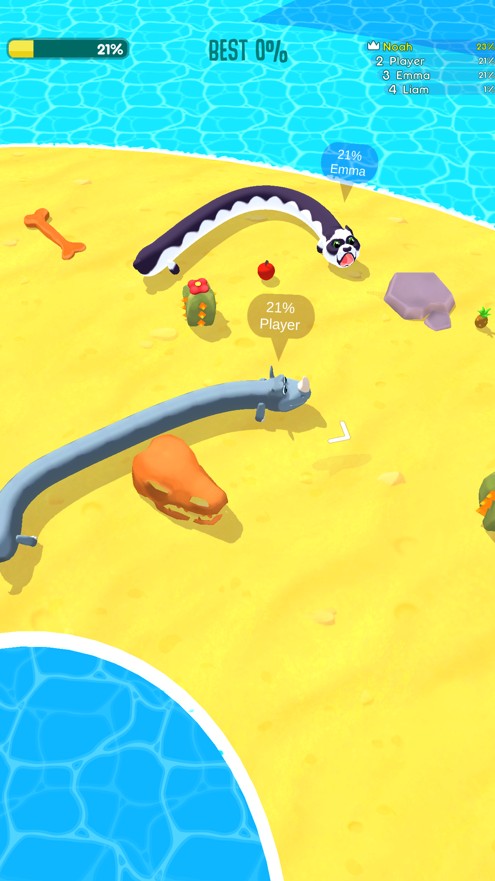 ̰߾Ϸiosٷ(Snake Arena 3D) v1.0ͼ2