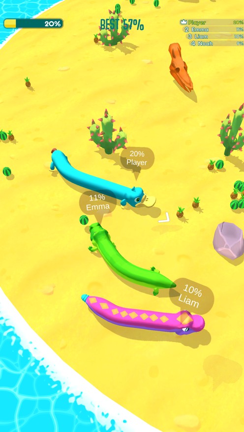 ̰߾Ϸiosٷ(Snake Arena 3D) v1.0ͼ1