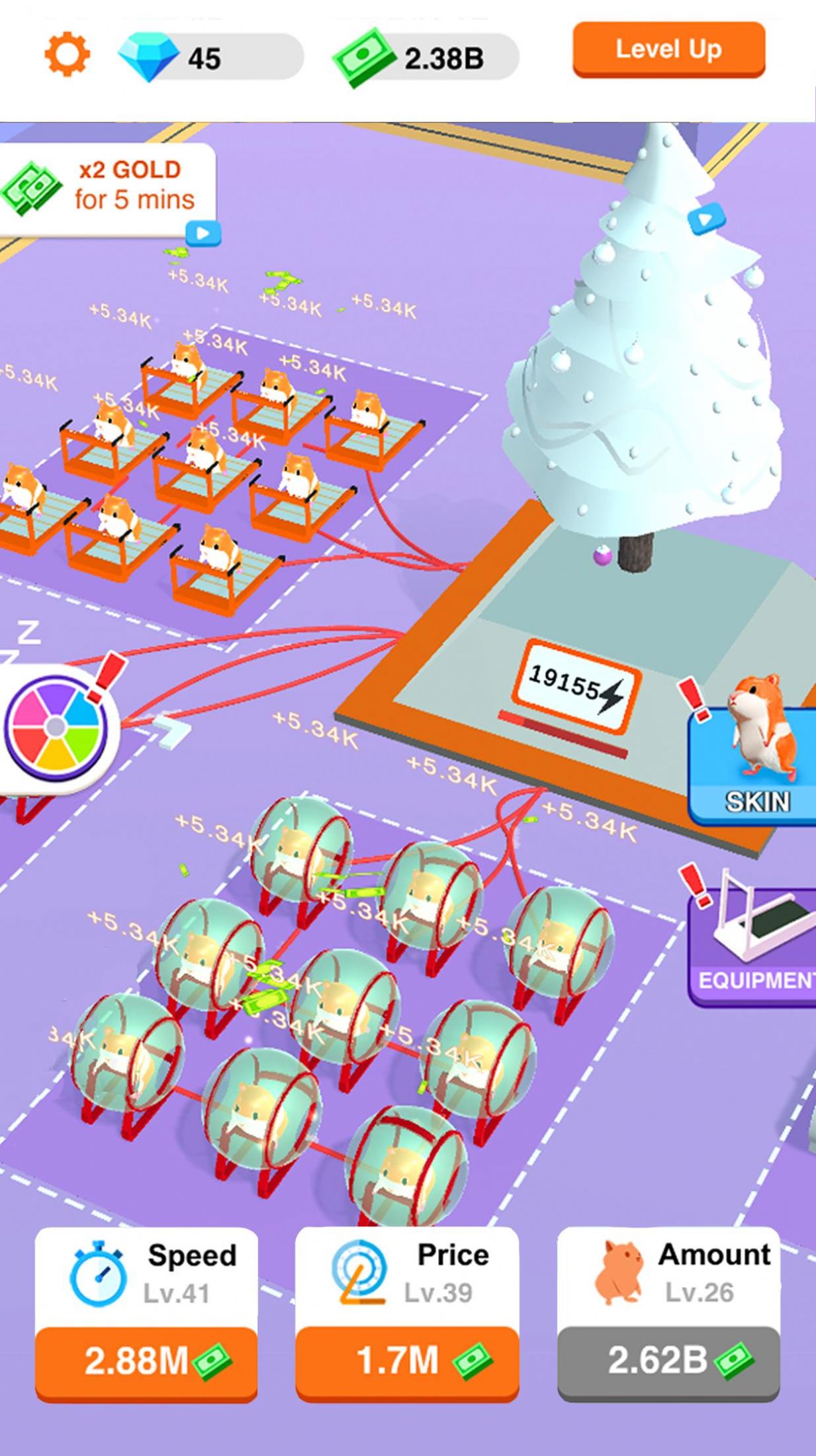 òϷ׿(Idle Hamster Energy) v1.1.0ͼ2