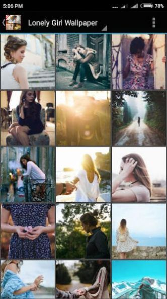 Lonely Girl WallpaperֽԴȫapp° v2.1ͼ2
