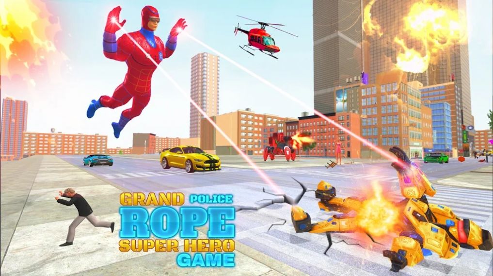 ӢӪϷֻ棨Police Rope Hero Rescue GameͼƬ1