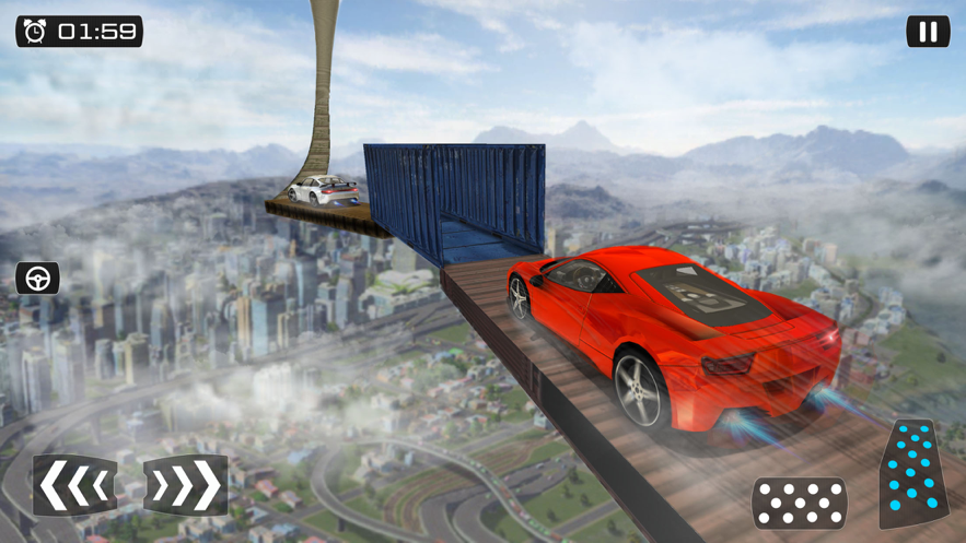 Sky Track Ultimate Car Stunt Raceİͼ4