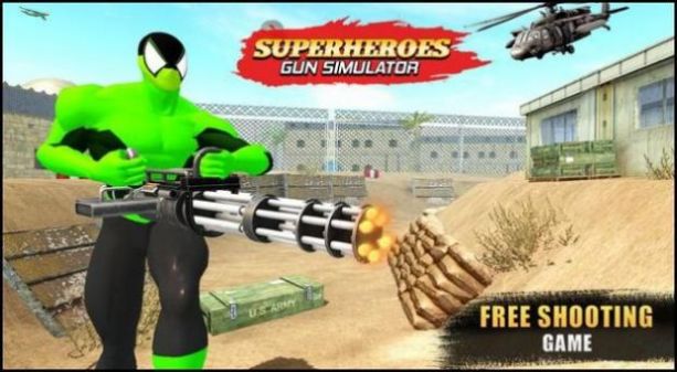 ӢۻģϷİ棨Superheroes gun simulator v1.0.1ͼ1