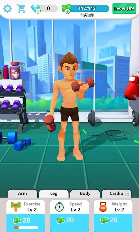 ɢСϷٷ(Idle Workout Fitness) v1.3.8ͼ2