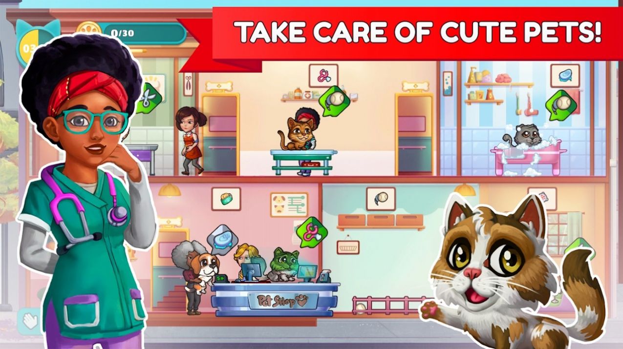 ȶƵϷٷ棨Pet Shop Fever: Animal Hotel v0.5.3ͼ1