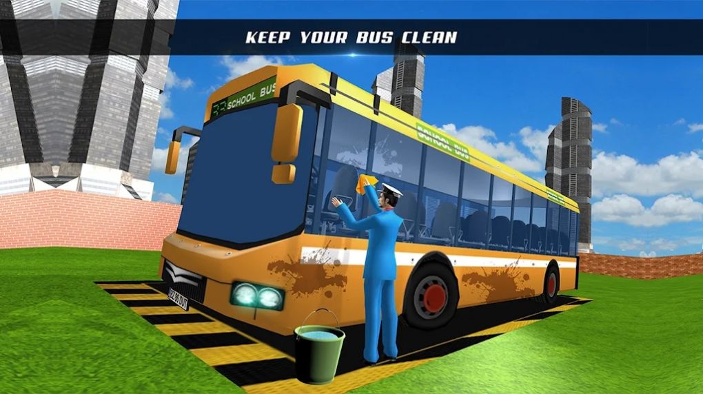 У˾ǵȤϷֻ(School Bus Driver Kids fun) v3.9ͼ1