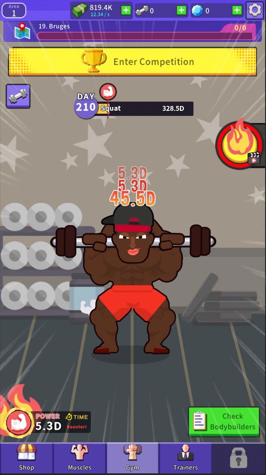 еĽϷ׿棨IdleBodybuilderTycoon v0.0.43ͼ1