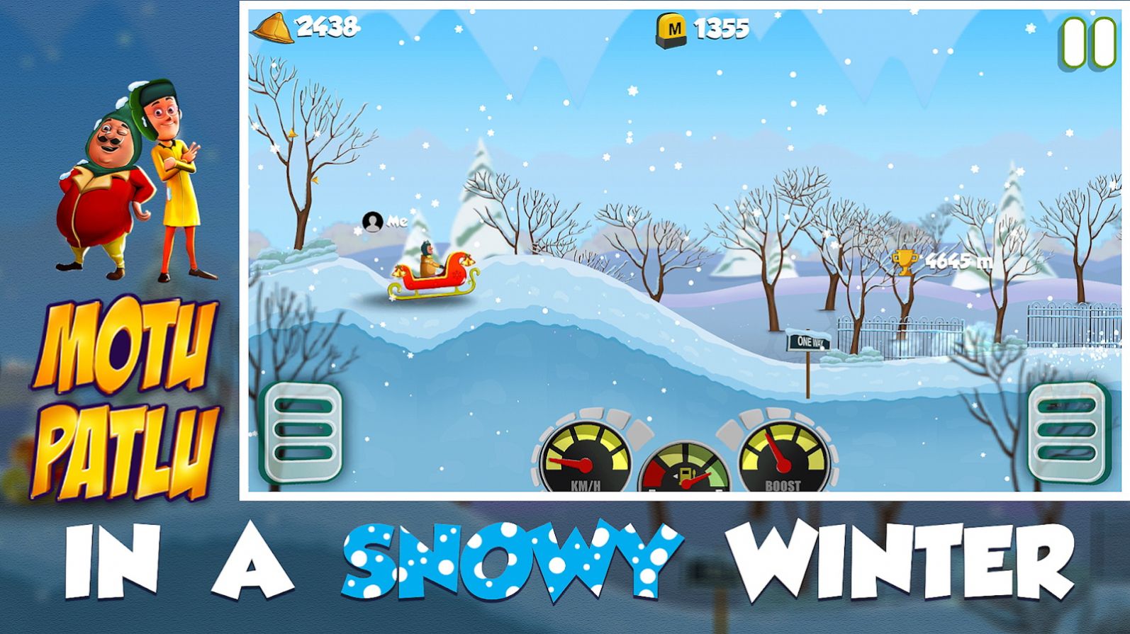 ɽ׷Ϸİ棨Motu Patlu King of Hill Racing v1.0.35ͼ1