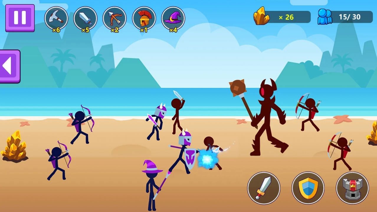 ˵Ϸİ׿棨Rise of Stickman v1.0.0ͼ2