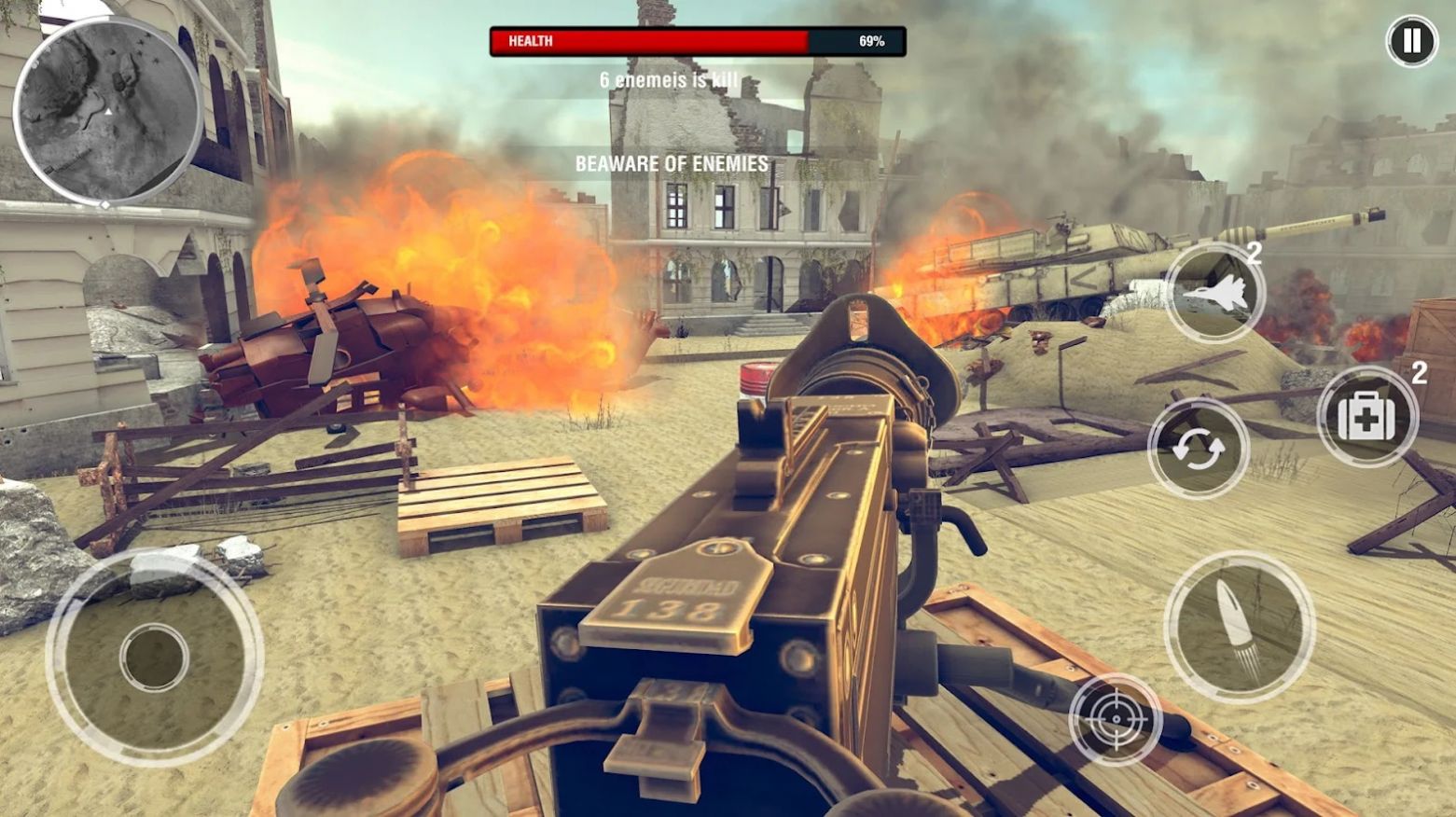 սսϷ׿İ棨Wicked War Guns Shooter v1.0.4ͼ2