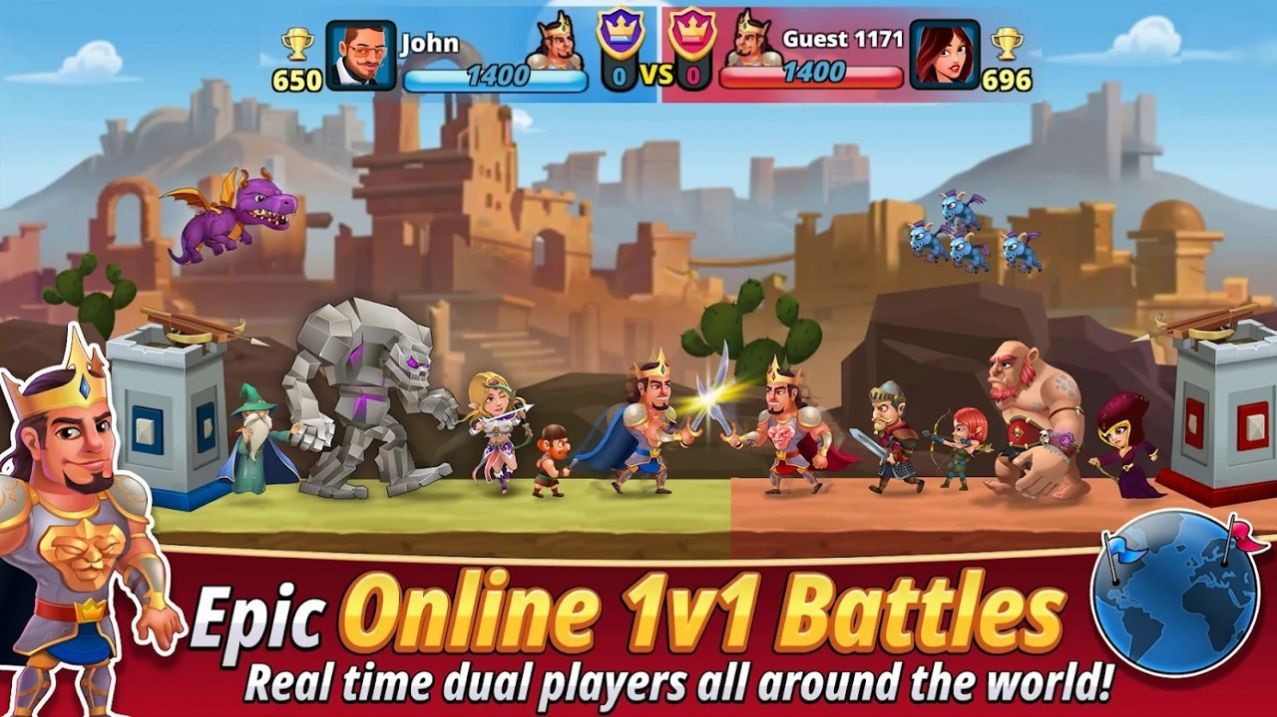 ʷʫ񶷻ʼҳͻϷ׿(Epic Brawl) v1.4ͼ2