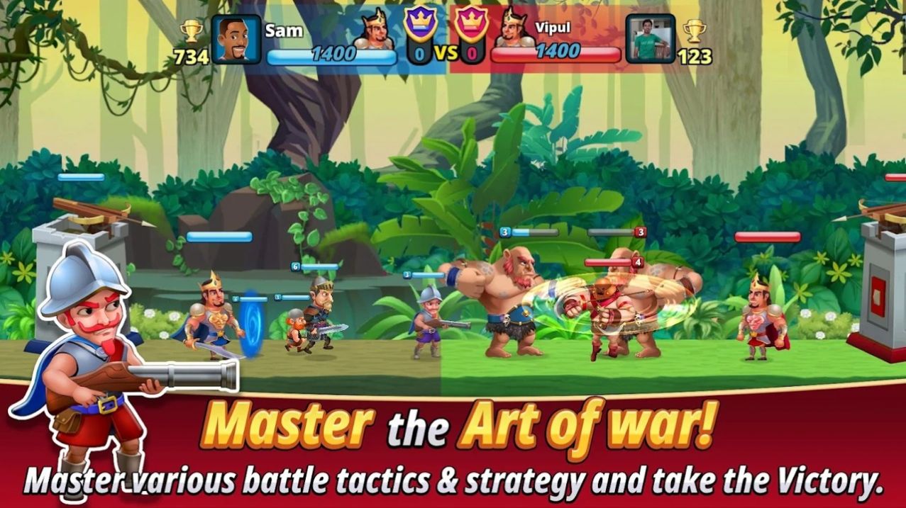 ʷʫ񶷻ʼҳͻϷ׿(Epic Brawl) v1.4ͼ3