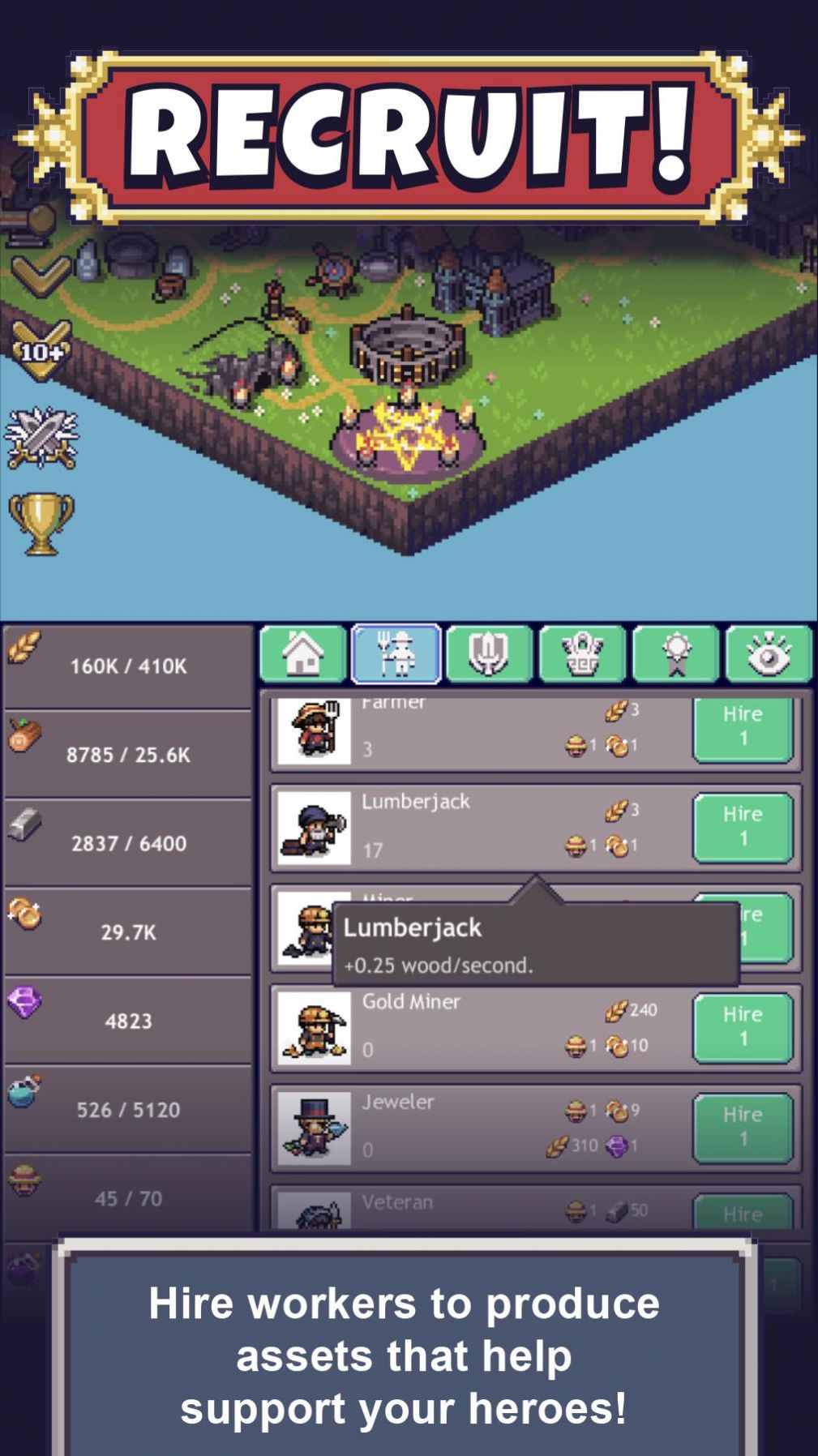 ѨӢϷİ棨Cave Heroes Idle Dungeon CrawlerͼƬ1