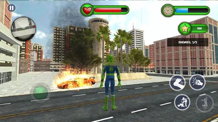 ֩Ӣά˹3DϷİ棨Super Spider Rope Vegas 3D v1.2ͼ2