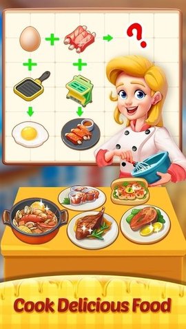 ʳϷ׿(Merge Cooking Theme Restaurant)ͼƬ1