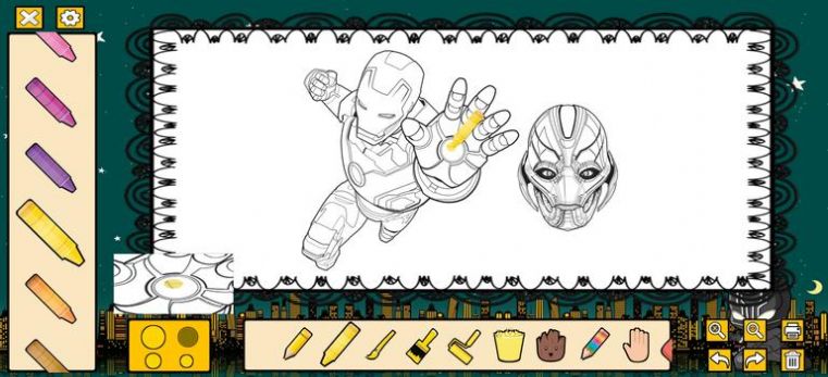 ӢɫϷ׿棨Superhero Coloring v1.1ͼ2