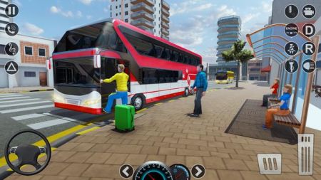 US Coach Driving Bus Games 3DϷͼ1