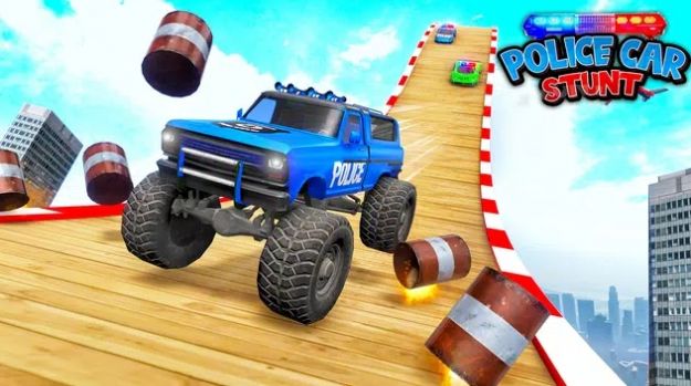 񾯳ؼʻ3DϷ׿ֻ棨Police Car Stunt 3D Crazy Car v3.3ͼ1