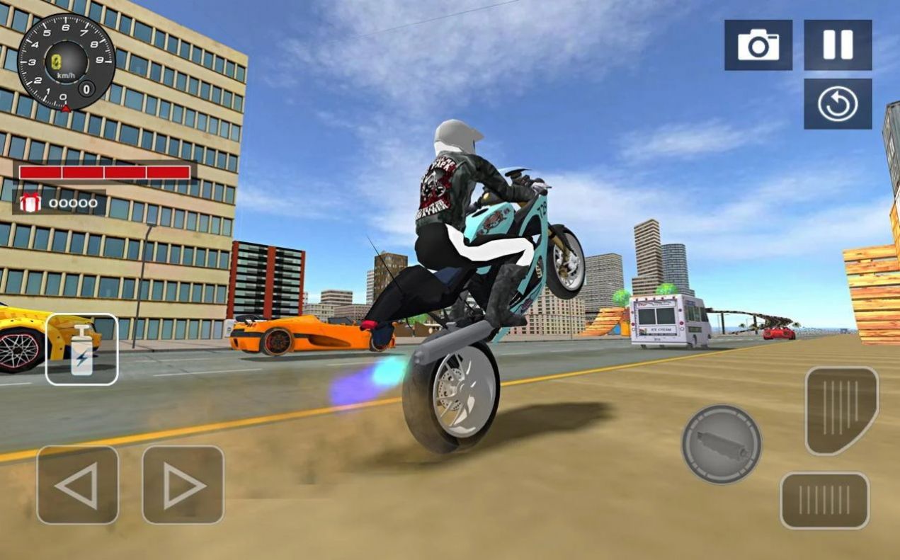 ĦпҰɳ3DϷֻ°棨Sports bike simulator Drift 3DͼƬ1