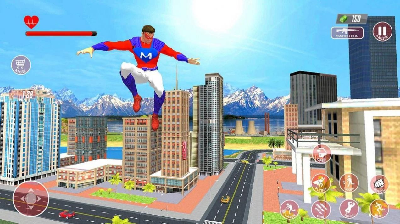 Ӣ۳зSuperHero Flying Simulator 3DϷֻ v1.0ͼ2