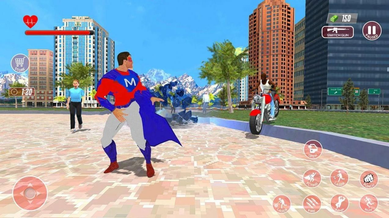 Ӣ۳зSuperHero Flying Simulator 3DϷֻ v1.0ͼ3