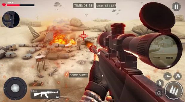 ִսͻϷ׿棨WW2 Sniper Gun Simulator v1.0.4ͼ3