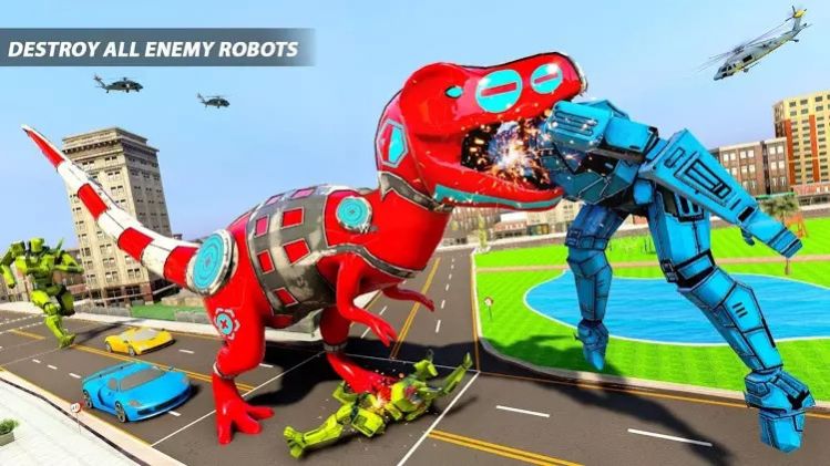 гϷ׿棨Dino Robot Bike Transform v1.0.7ͼ2