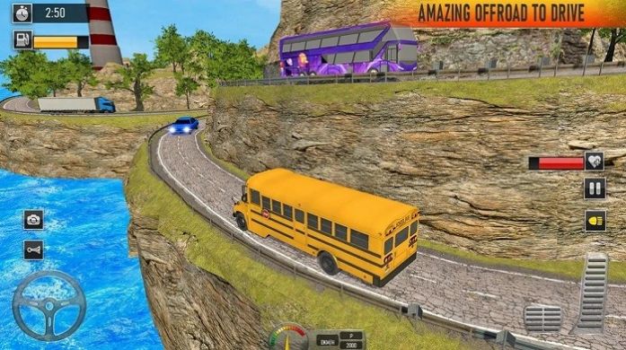 УʻʿϷ°棨School Bus Coach Simulator 3DͼƬ1