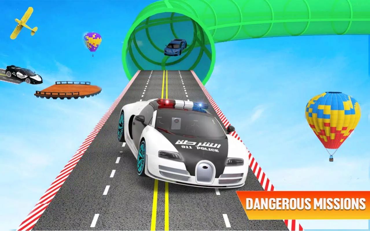 ؼսϷֻ棨Police Hero Car Stunts Racing v1.7ͼ2