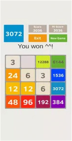 2048Ϸ氲׿棨2048 - odd numbers v1.1ͼ2