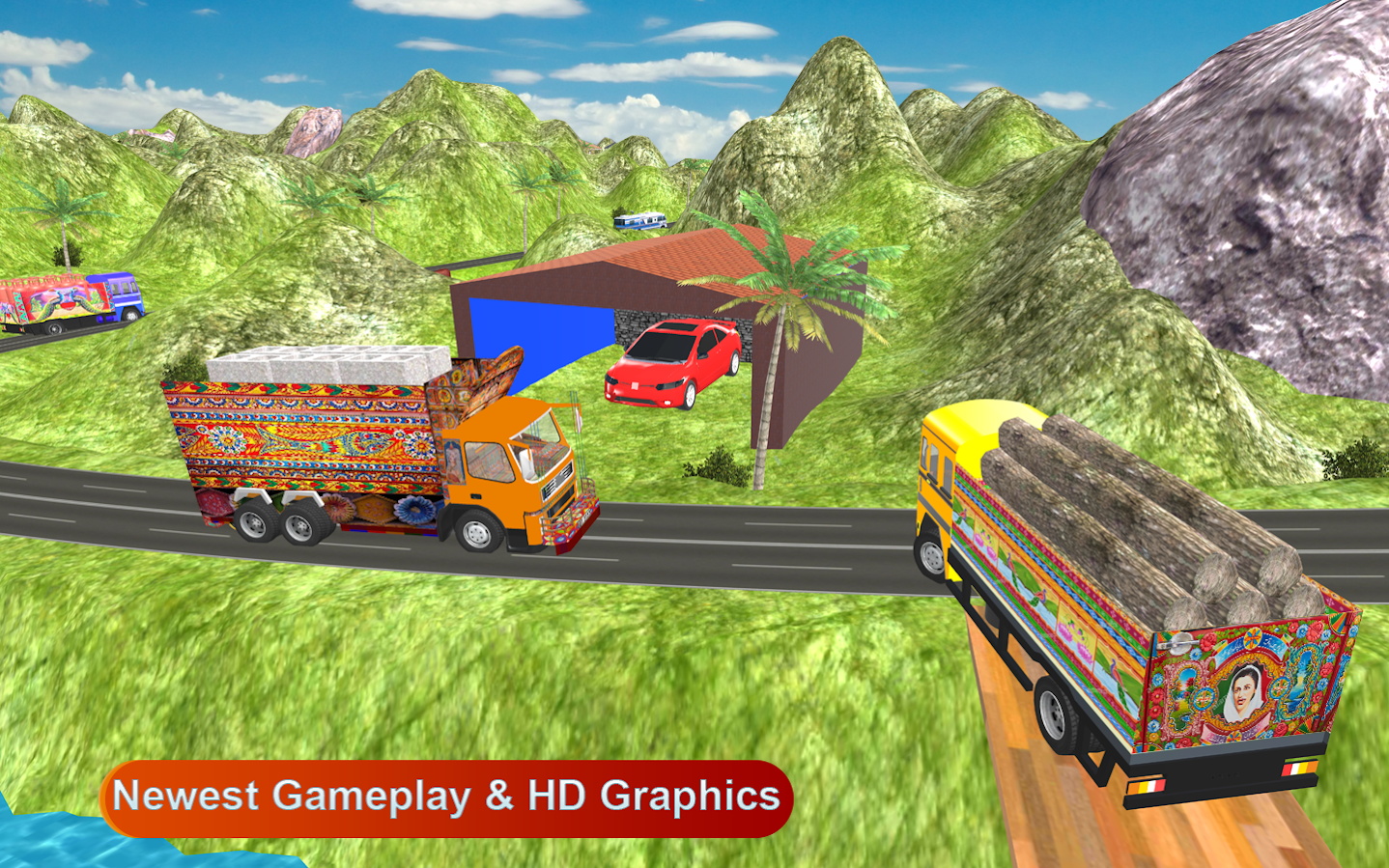 ӡȿ˾ʻģϷٷֻ棨Indian Cargo Truck Driver : Truck GamesͼƬ1