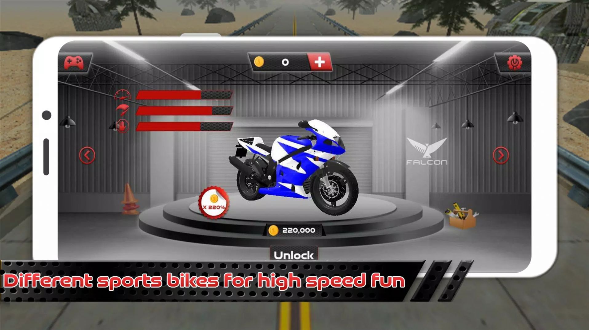 ·ĦƯϷ׿棨Moto Biker v2.4ͼ2