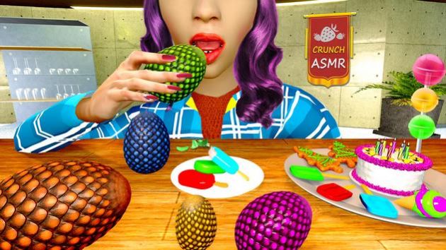 ɴʳASMRϷٷ棨Crunchy Eating ASMR v1.1ͼ1